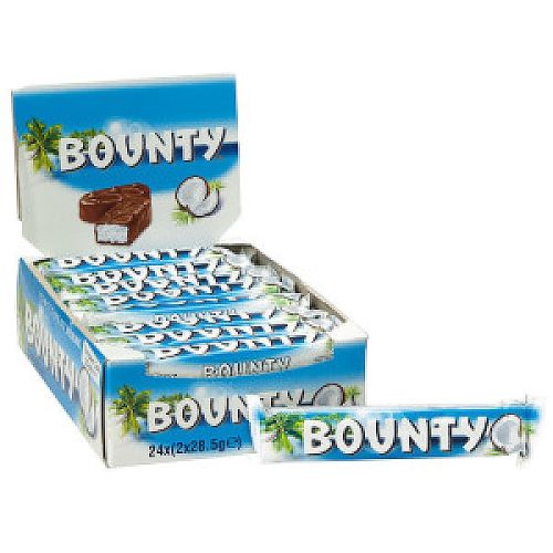 Bounty Chocoladereep Melk | 24 stuks