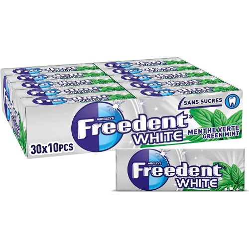 Freedent White Greenmint Chewing gum 30 pakjes