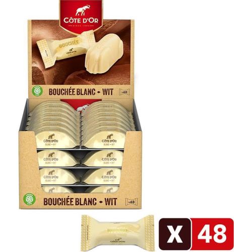 Côte d'Or Bouchee Witte Chocolade Bonbons 48 stuks