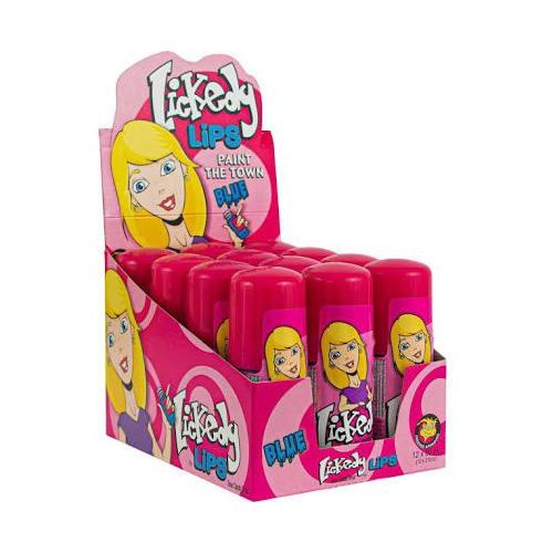Lickedy Lips Blue 12 stuks