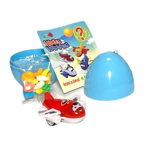 SURPRISE EGG AIRPLANE SURPRISE CANDY + TOY