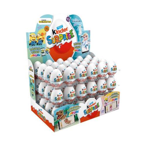 KINDER SURPRISE CHOCOLATE EGGS BOX/48