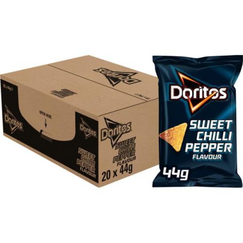DORITOS CHIPS SWEET CHILLI PEPPER 20 x 44 GR ZAKJES BOX/20