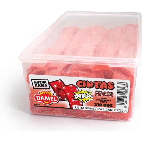 Damel Zure Matten Aardbei 210 Stuks