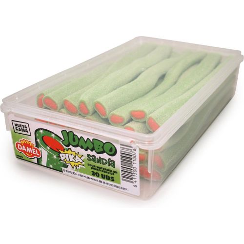 DAMEL JUMBO ZURE WATERMELOEN STICKS - 30 STUKS