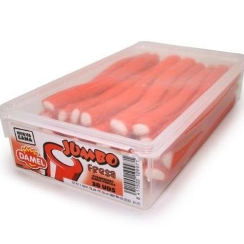 DAMEL JUMBO AARDBEI STICKS - 30 STUKS