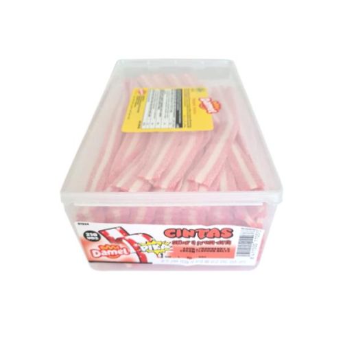 DAMEL ZURE MATTEN AARDBEI & ROOM - 210 stuks