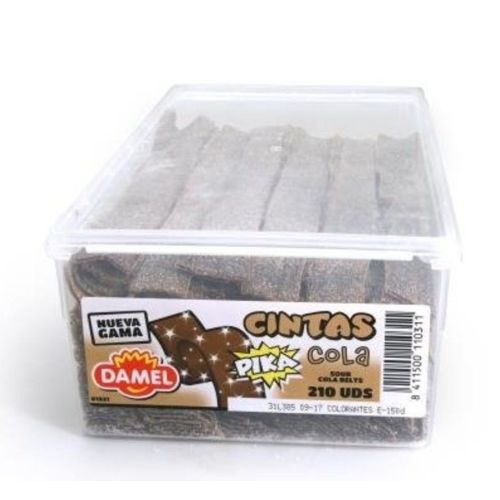 DAMEL ZURE MATTEN COLA - 210 STUKS