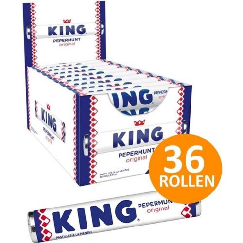 King pepermunt rollen | 36 stuks