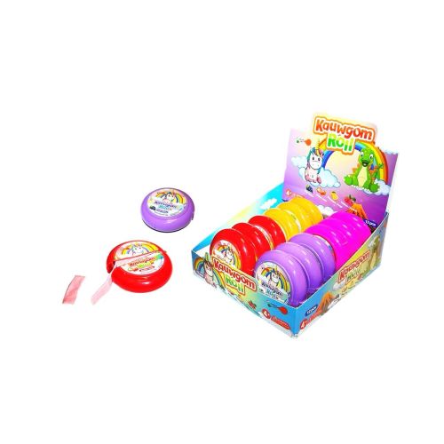 TRIGGER TREAT BUBBLE GUM ROLL MIX FLAVOURS BOX/12