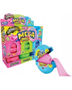 Johnny Bee - Bubble gum on a roll strawberry apple and blue raspberry flavoured 24 stuks