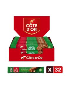 Côte d'Or chocoladerepen - melk hazelnootjes - 45g x 32 repen