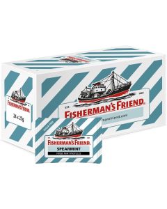 FISHERMAN’S FRIEND SPEARMINT 24 PAKJES x 25 GR