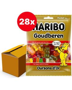 HARIBO GOUDBEREN SNOEPGOED 28 x 75 GRAM ZAKJES B2C