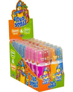 FUNNY CANDY DUO SPRAY SWEET&SOUR CANDY SPRAY BOX/16