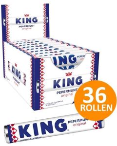 King pepermunt rollen | 36 stuks