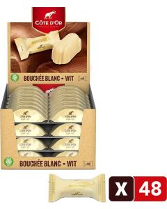 Côte d'Or Bouchee Witte Chocolade Bonbons 48 stuks