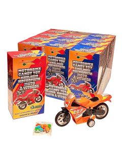TRIGGER TREAT MOTORBIKE CANDY TOY BOX/12