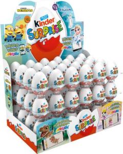 KINDER SURPRISE CHOCOLATE EGGS BOX/48