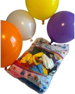 TRIGGER TREAT MIX COLOUR BALLOONS PACK/100