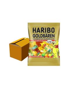 HARIBO GOUDEN BEERTJES SNOEP 28 x 75 GRAM ZAKJES BOX/28