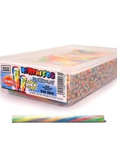 Damel Zure Regenboog Sticks - 210 stuks